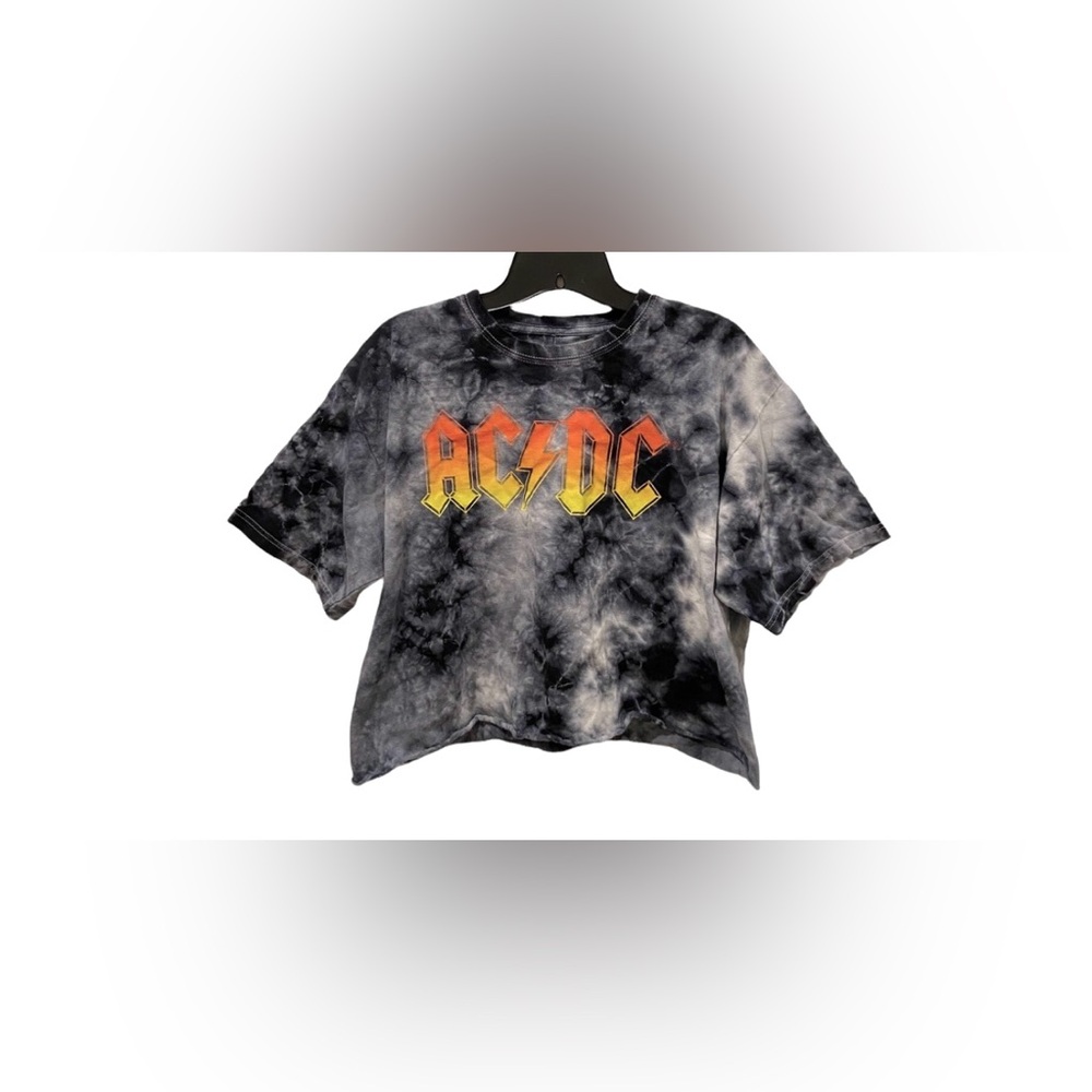 AC/DC Black and Gray Graphic Tee